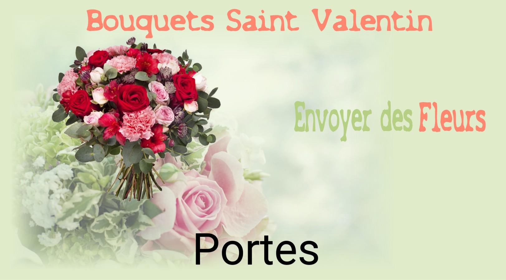 Roses de Saint-Valentin livrées à Portes